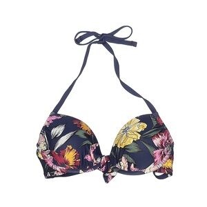 Kona Sol | Floral Halter Bikini Top | Vacation & Resort Wear